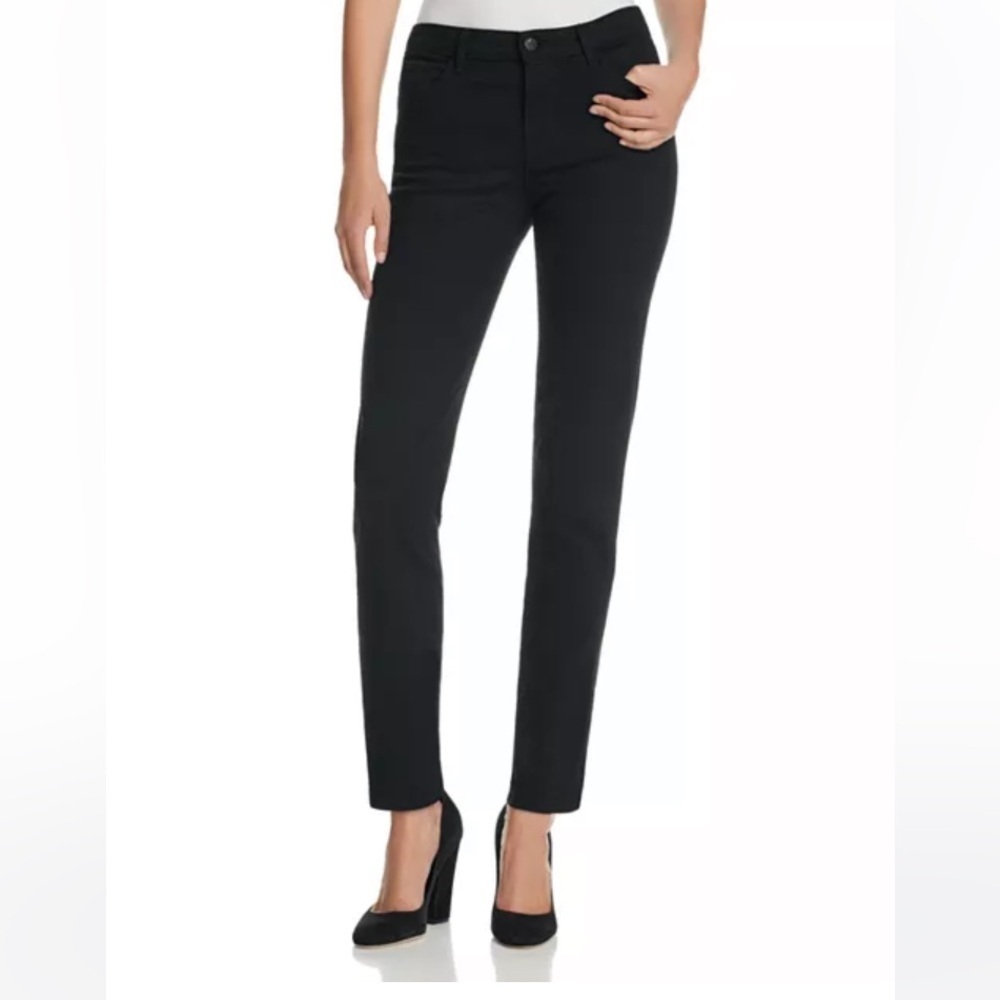 J Brand Amelia Vanity Black Slim Straight Classic MidRise Denim Jeans Size 25
